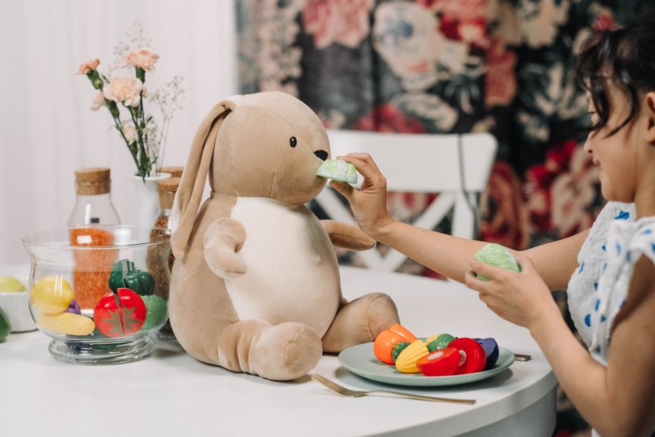 Adorable Strawberry Bunny Plush Toy for Kids - Image 5